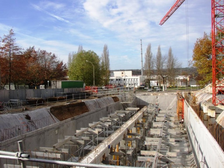 Génie civil - bassin d'orage