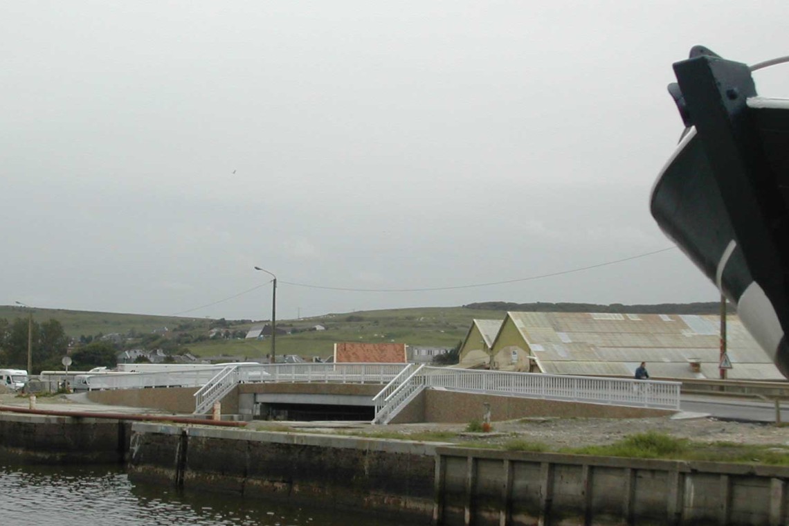 12-Pont de l'écluse du Tréport terminé