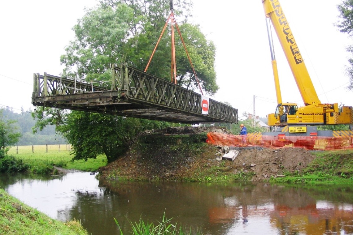 Cahan Dépose Pont BAILEY