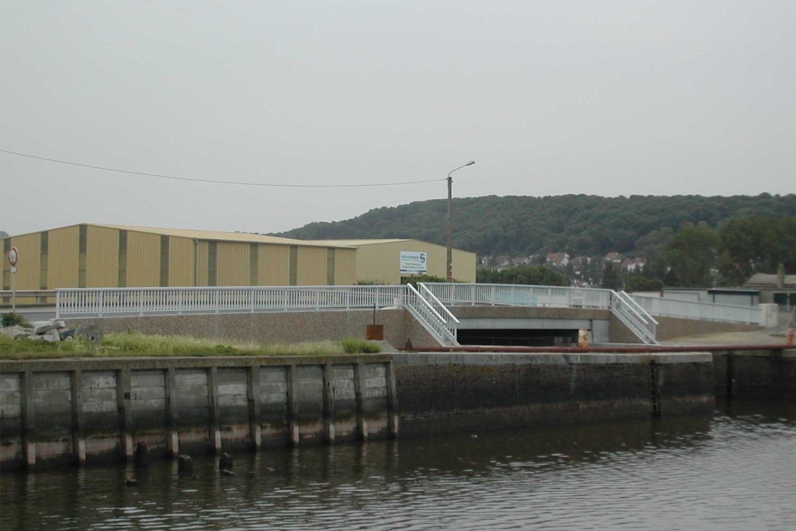 11-Pont de l'écluse du Tréport terminé