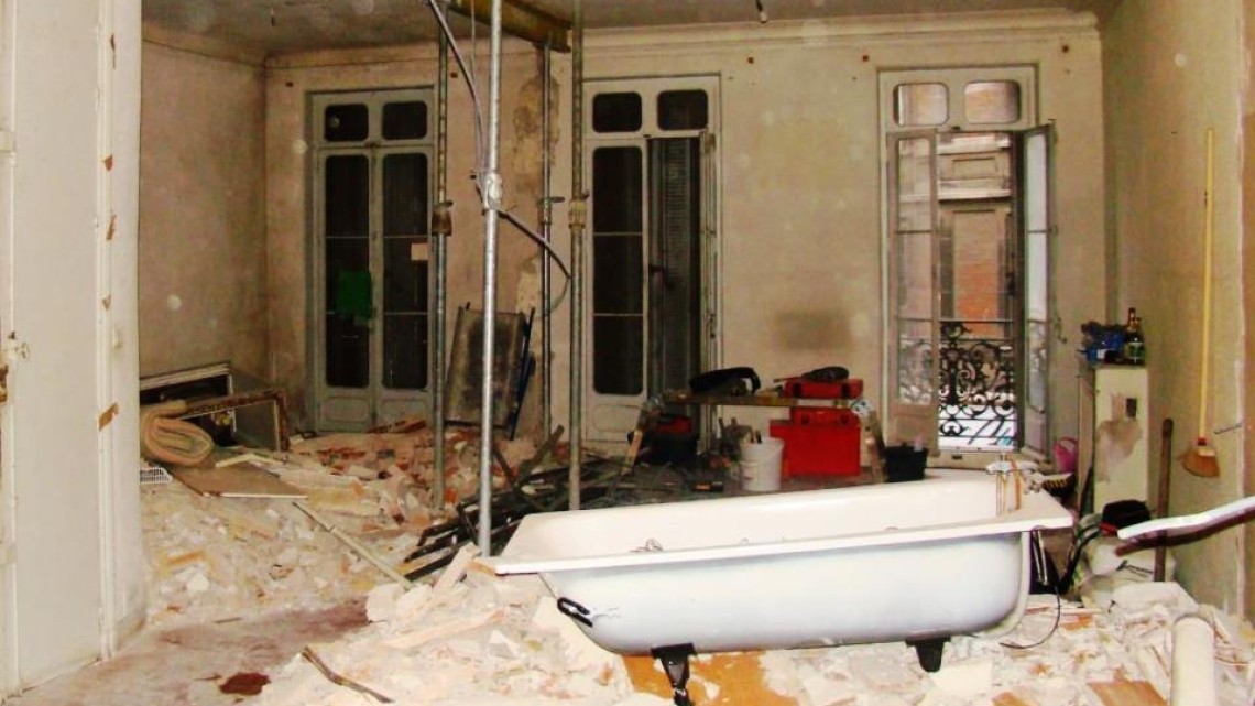 Démolition des cloisons