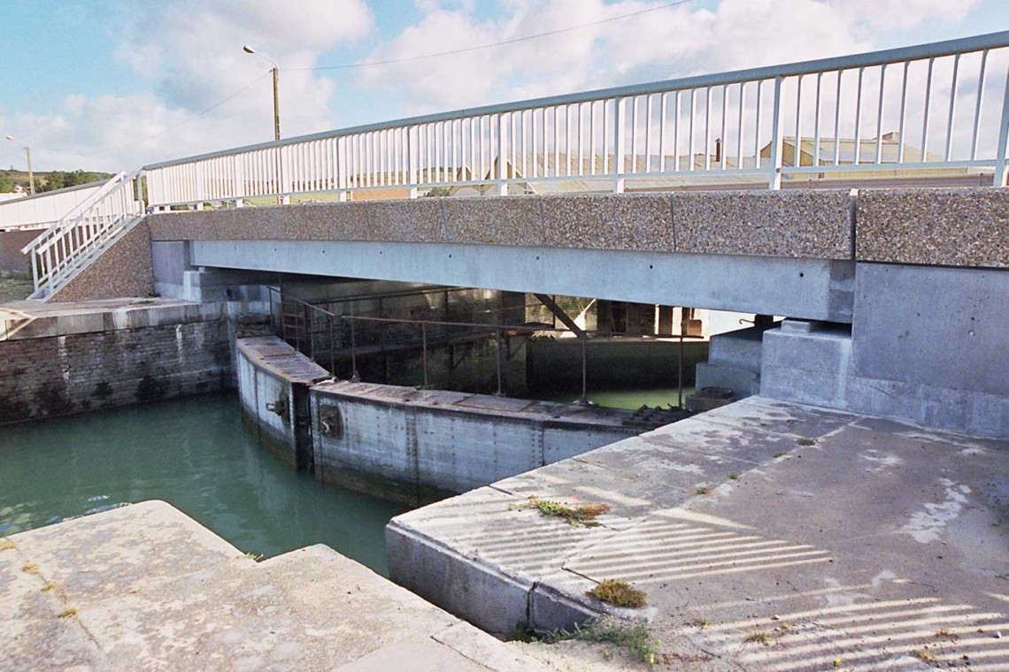13 - Pont de l'écluse du Tréport terminé
